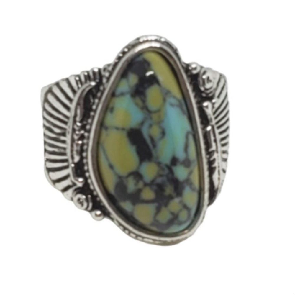 Turquoise statement ring - Picture 7 of 7